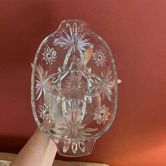 Gorgeous Glass Appetizer Serving Tray - Picture 2 of 4